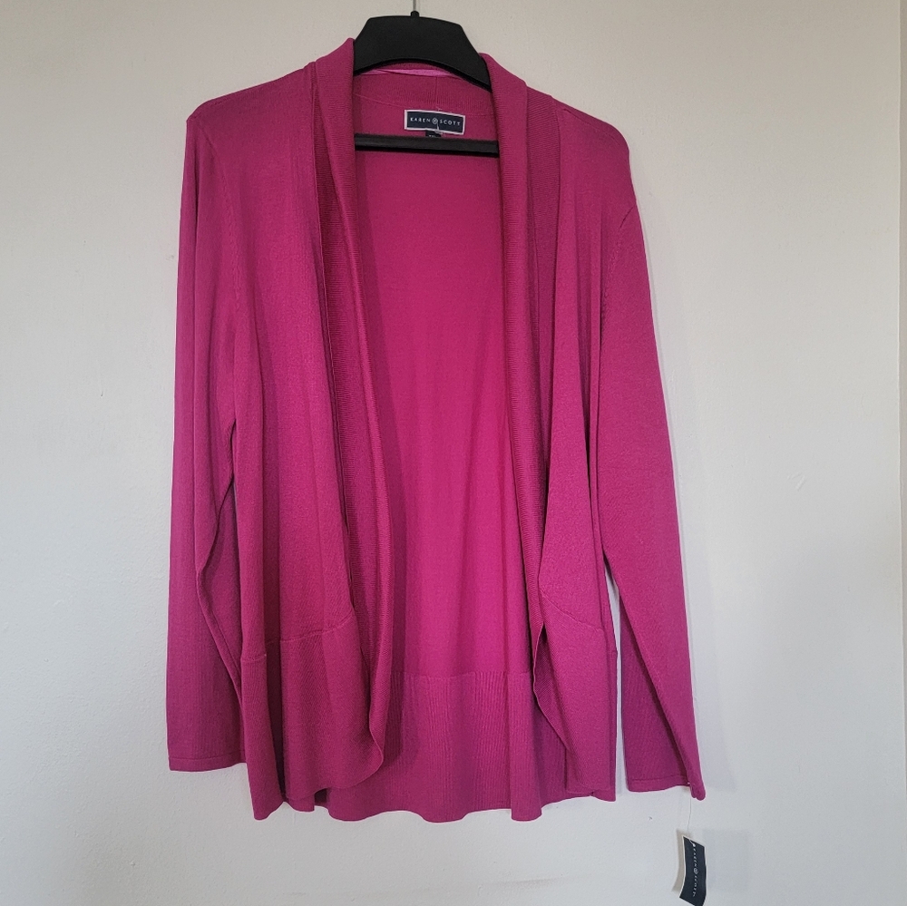 KAREN SCOTT XXL Pink Women's Sweater